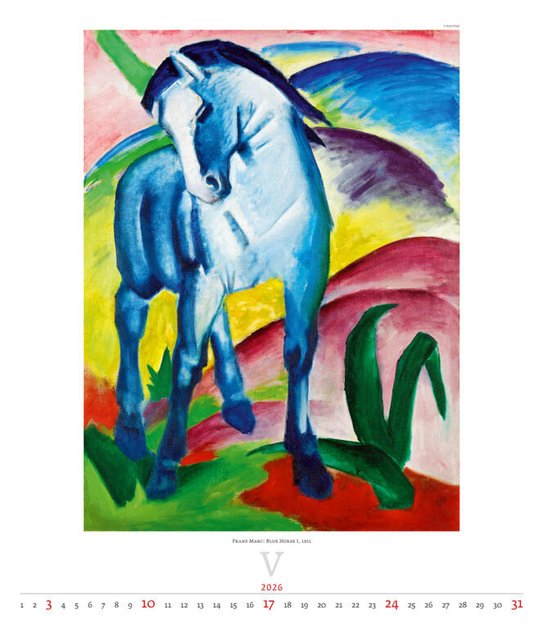 Expressionism 2026 - nástěnný kalendář