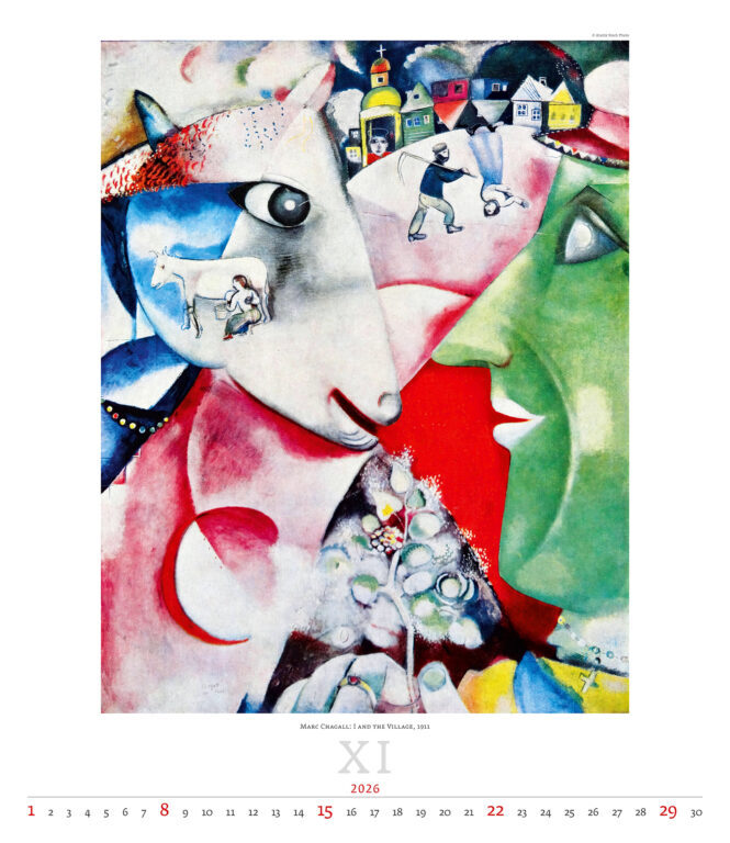 Expressionism 2026 - nástěnný kalendář