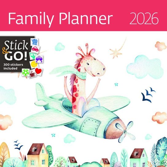 Family Planner 2026 - nástěnný kalendář