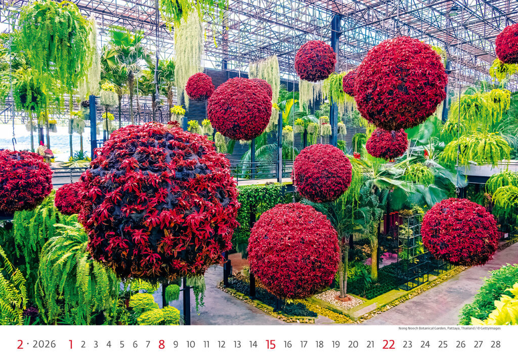 Gardens 2026 - nástěnný kalendář