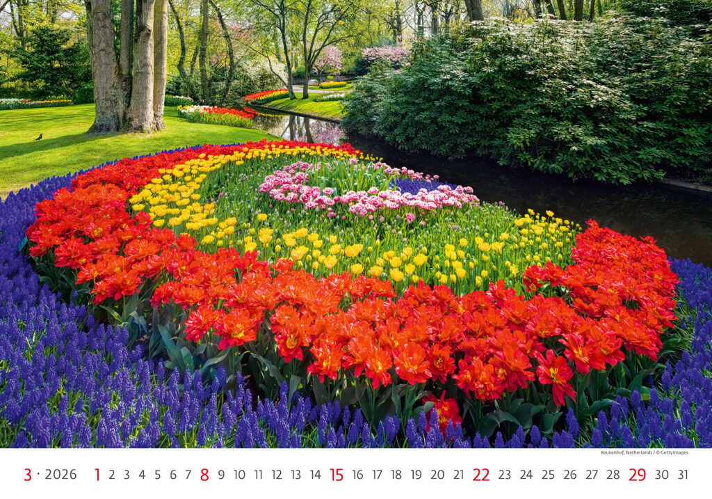 Gardens 2026 - nástěnný kalendář