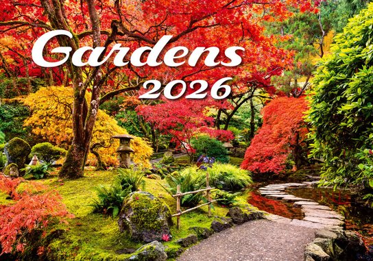 Gardens 2026 - nástěnný kalendář