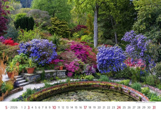 Gardens 2026 - nástěnný kalendář