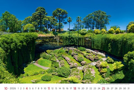 Gardens 2026 - nástěnný kalendář