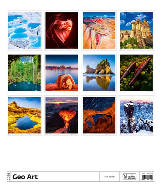Geo Art 2026 - nástěnný kalendář