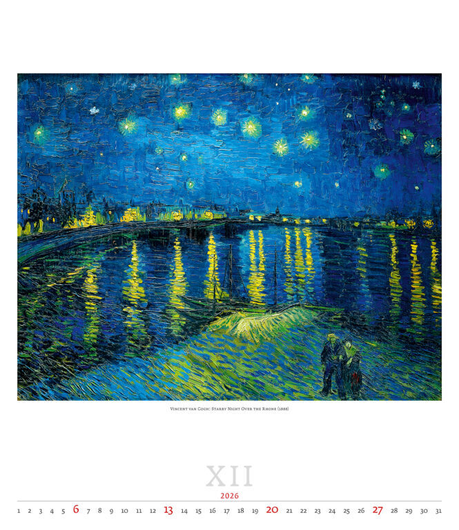 Impressionism 2026 - nástěnný kalendář