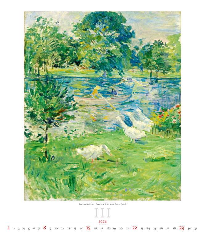 Impressionism 2026 - nástěnný kalendář