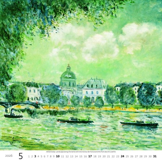 Impressionism 2026 - nástěnný kalendář