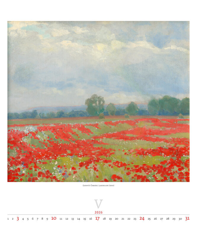 Impressionism 2026 - nástěnný kalendář