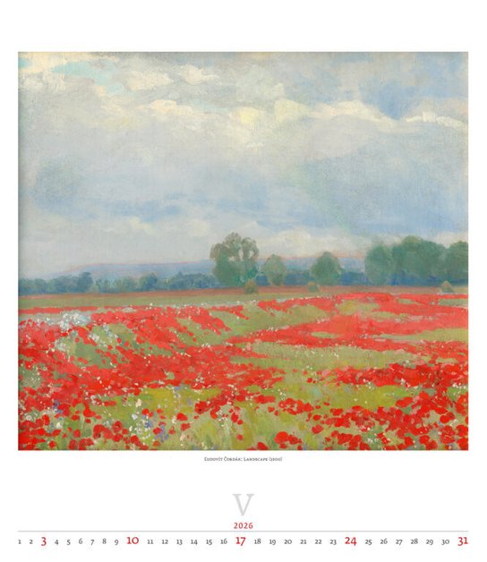 Impressionism 2026 - nástěnný kalendář