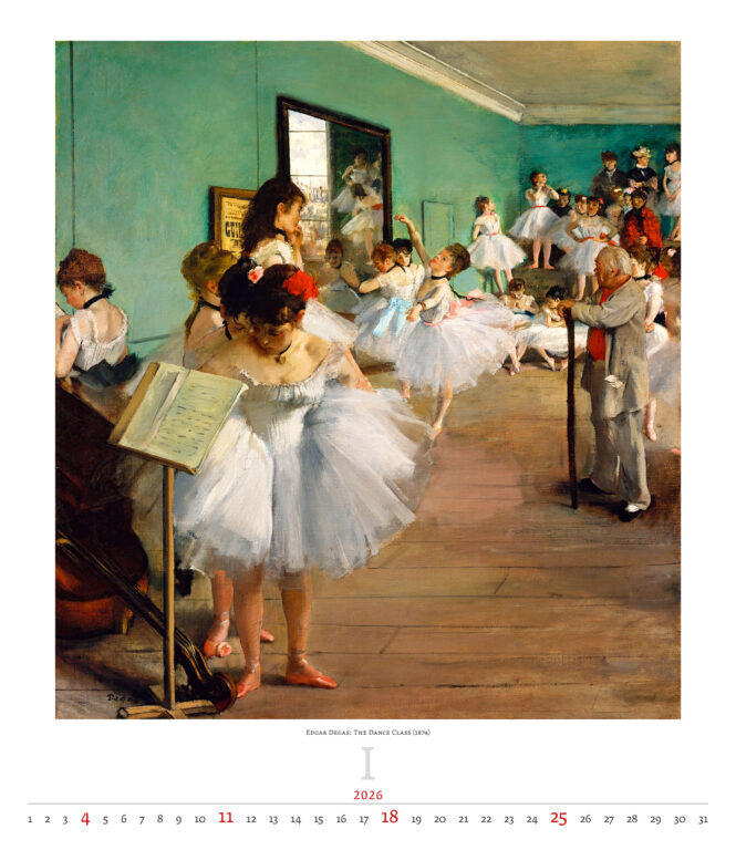 Impressionism 2026 - nástěnný kalendář