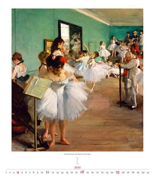 Impressionism 2026 - nástěnný kalendář
