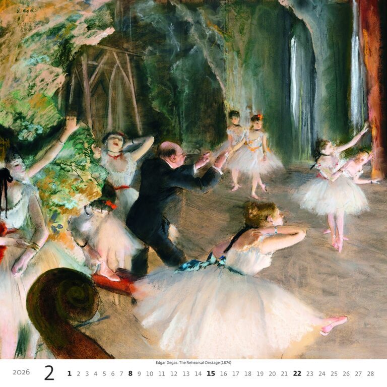Impressionism 2026 - nástěnný kalendář