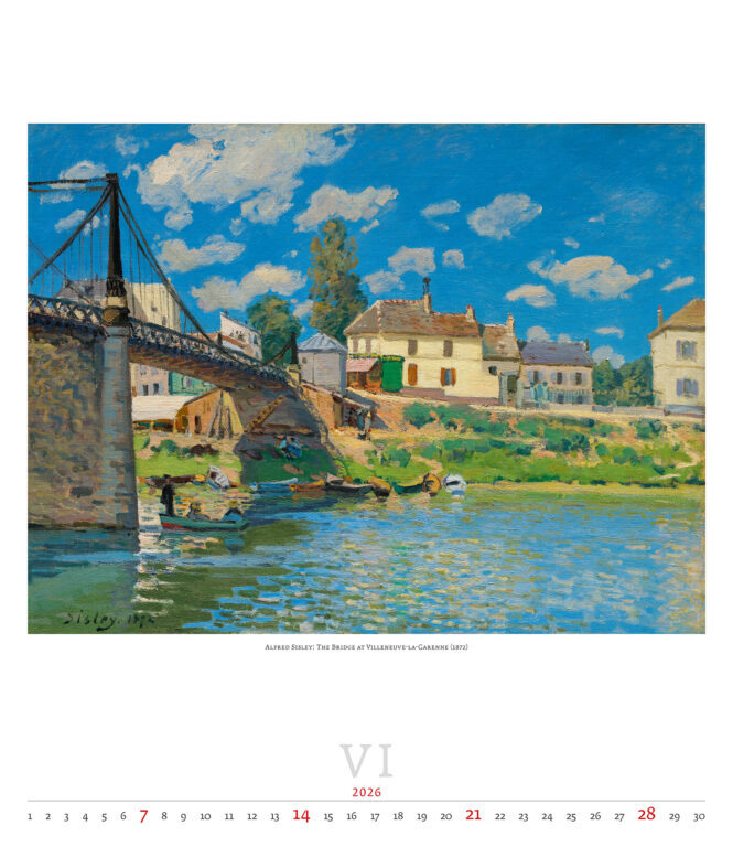 Impressionism 2026 - nástěnný kalendář