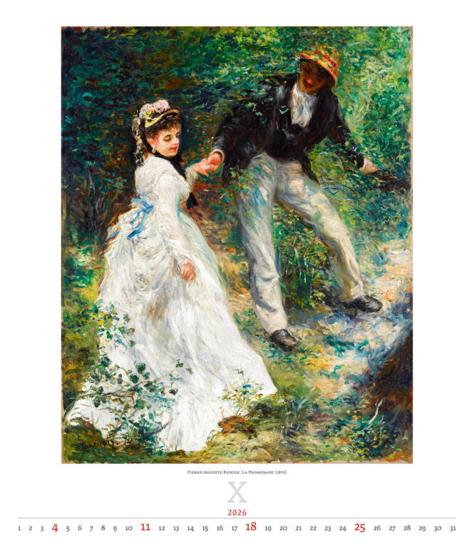 Impressionism 2026 - nástěnný kalendář