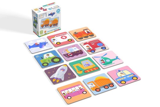 Grooosses Memo-Spiel Fahrzeuge