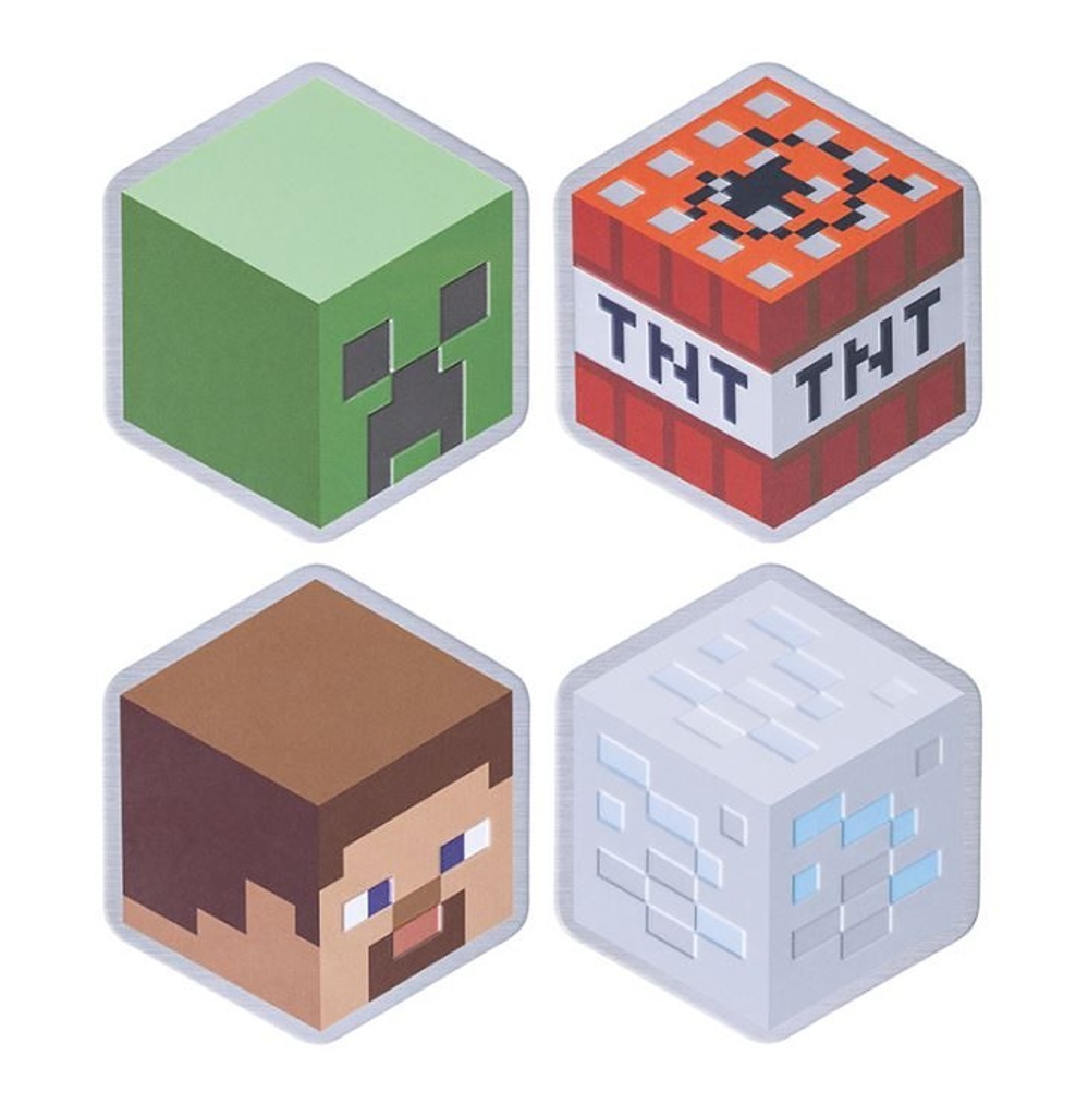 Minecraft set podtácků