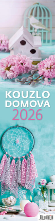 Kouzlo domova 2026 vázanka - nástěnný kalendář