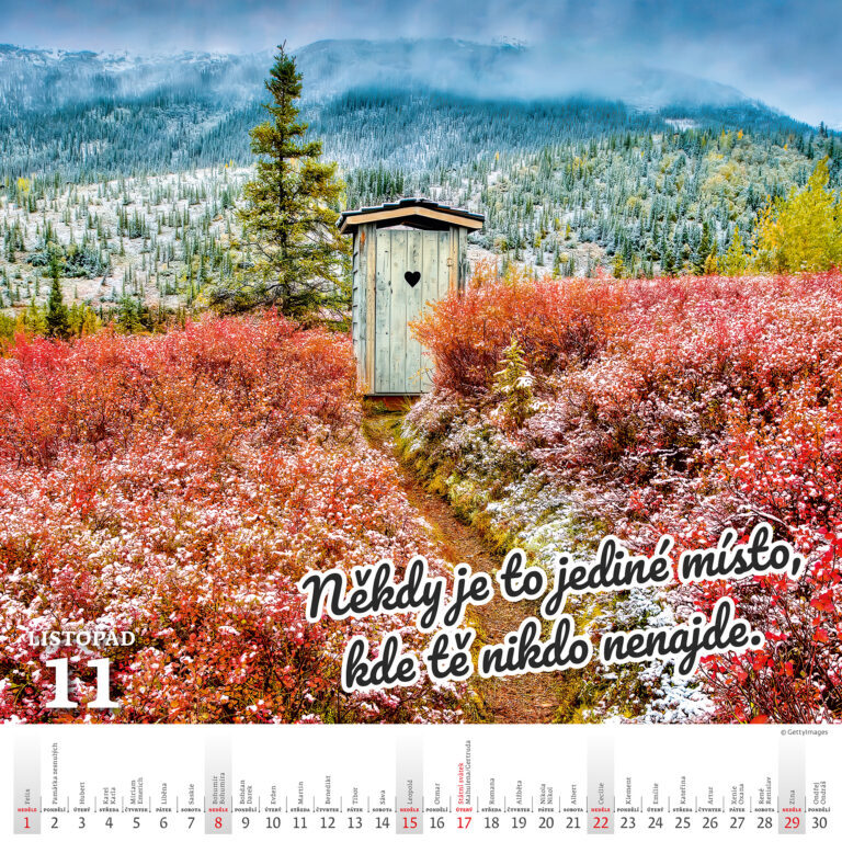 Kadibudky 2026 - nástěnný kalendář