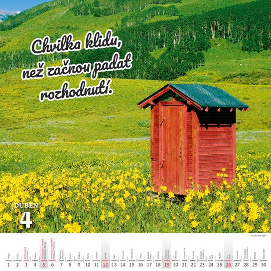 Kadibudky 2026 - nástěnný kalendář
