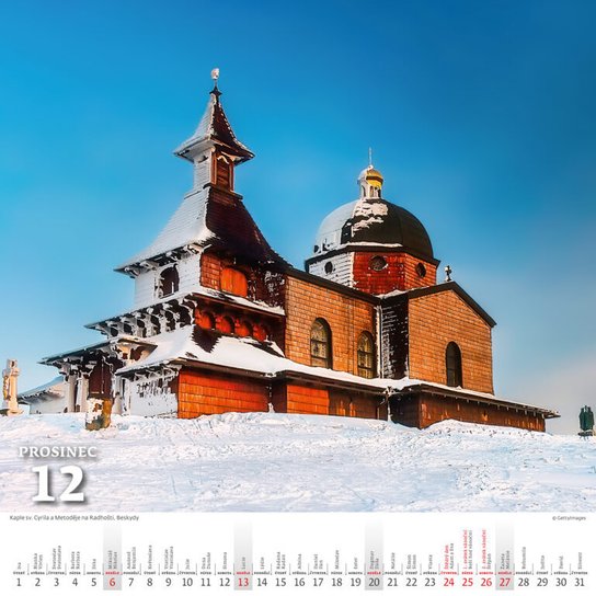 Křížem krážem Českou republikou 2026 - nástěnný kalendář