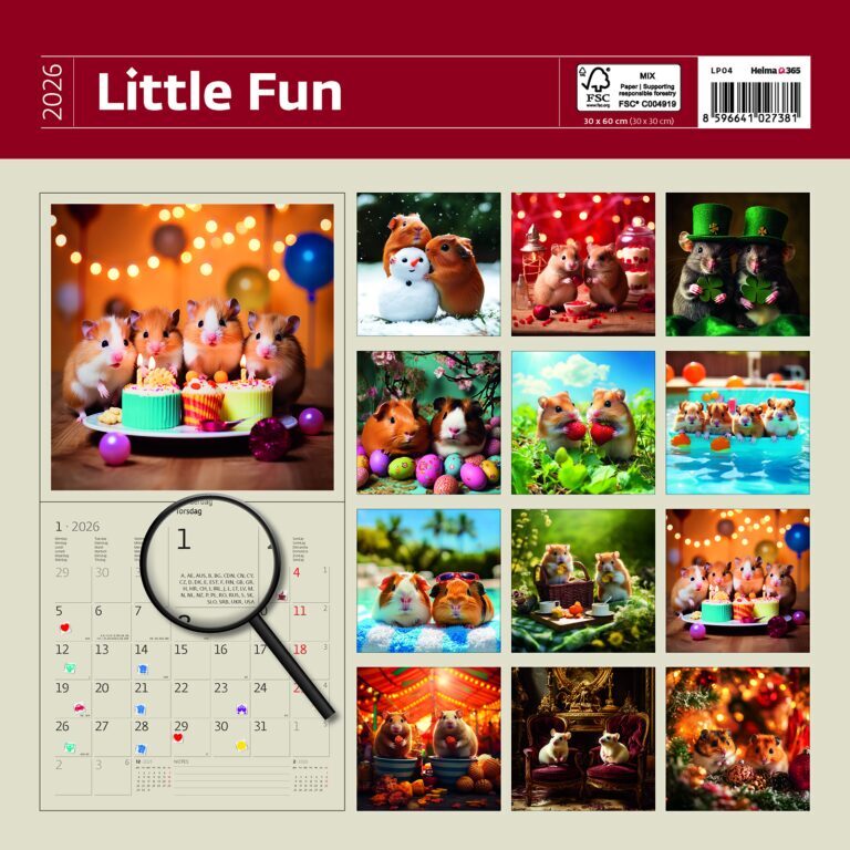 Little Fun 2026 - nástěnný kalendář