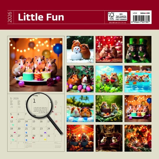 Little Fun 2026 - nástěnný kalendář