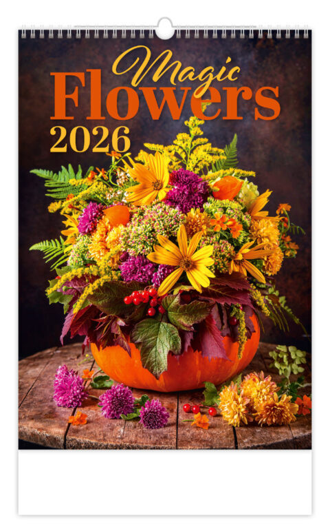 Magic Flowers 2026 - nástěnný kalendář