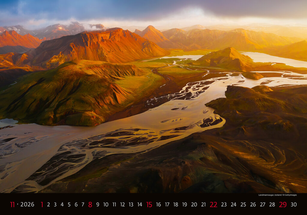 Landscapes 2026 - nástěnný kalendář