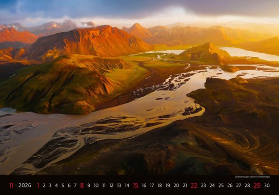 Landscapes 2026 - nástěnný kalendář