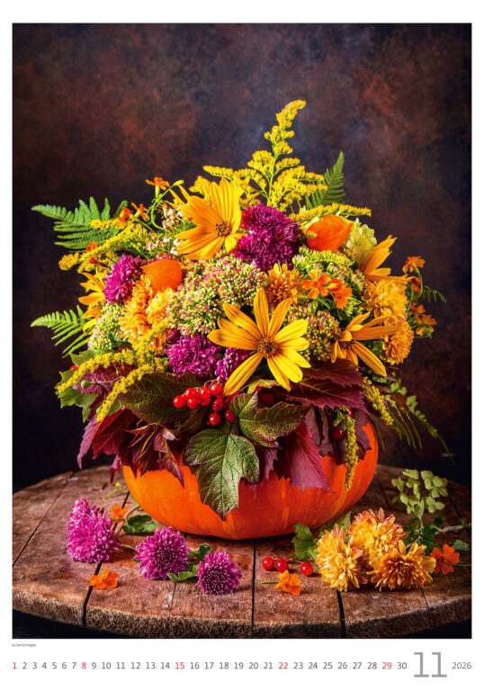 Magic Flowers 2026 - nástěnný kalendář