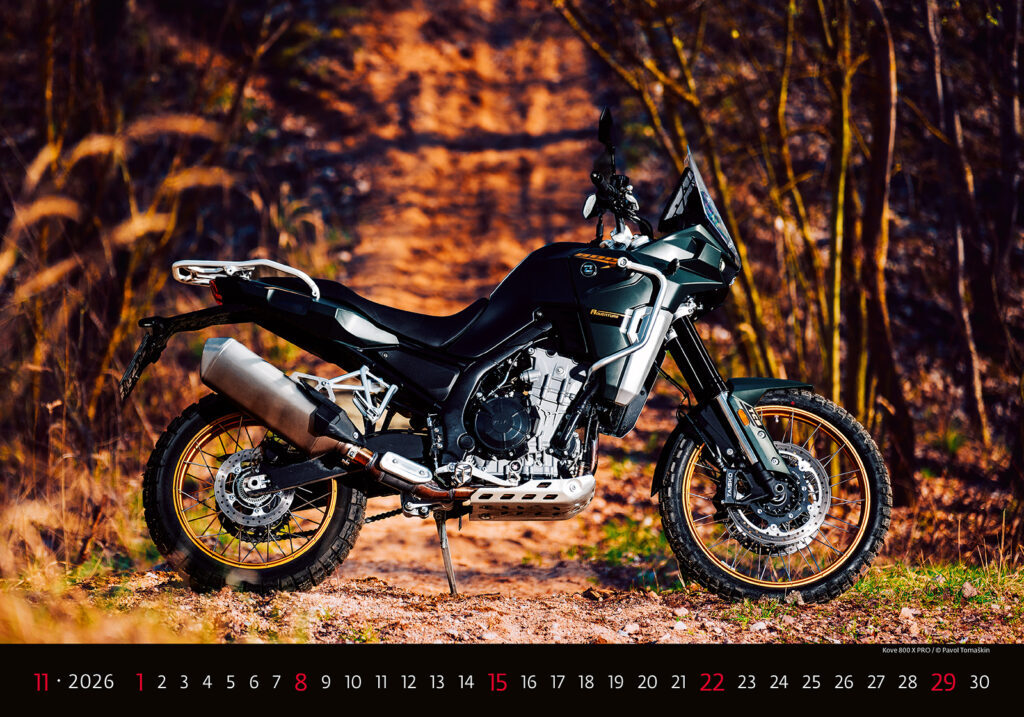Motorbikes 2026 - nástěnný kalendář