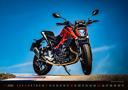 Motorbikes 2026 - nástěnný kalendář