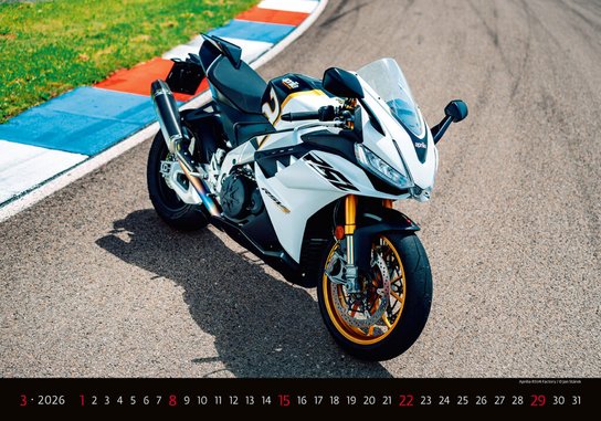 Motorbikes 2026 - nástěnný kalendář