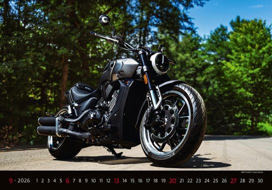 Motorbikes 2026 - nástěnný kalendář