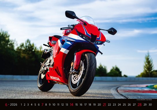 Motorbikes 2026 - nástěnný kalendář