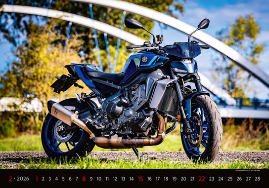Motorbikes 2026 - nástěnný kalendář