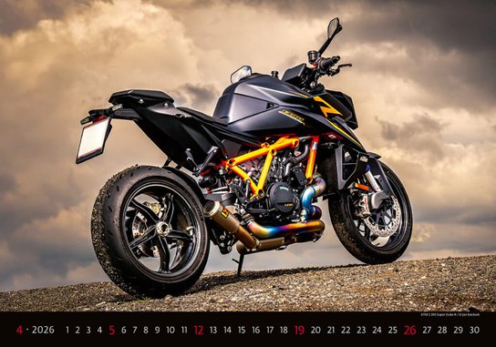 Motorbikes 2026 - nástěnný kalendář