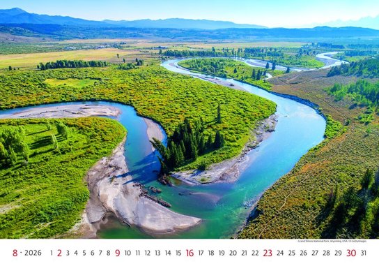 National Parks 2026 - nástěnný kalendář