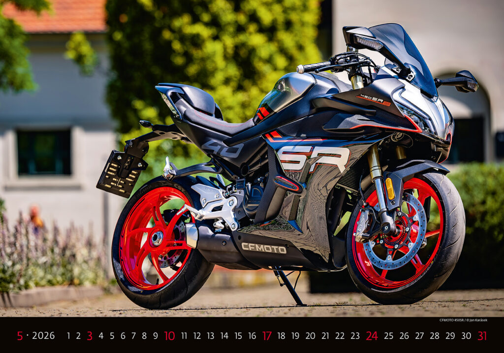 Motorbikes 2026 - nástěnný kalendář