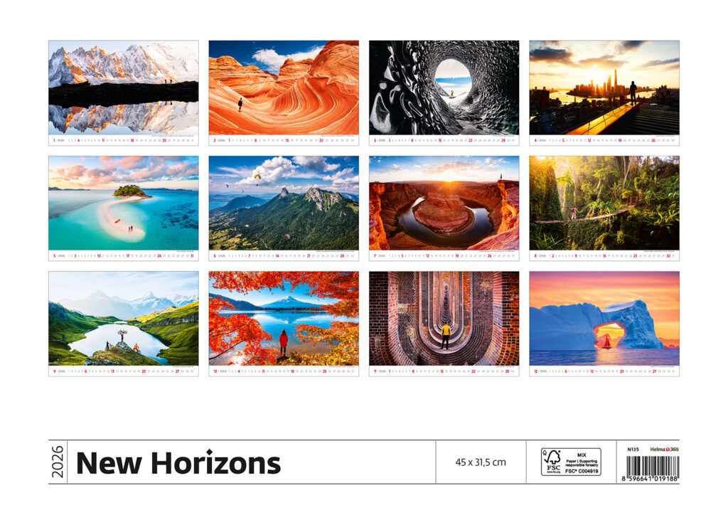 New Horizons 2026 - nástěnný kalendář