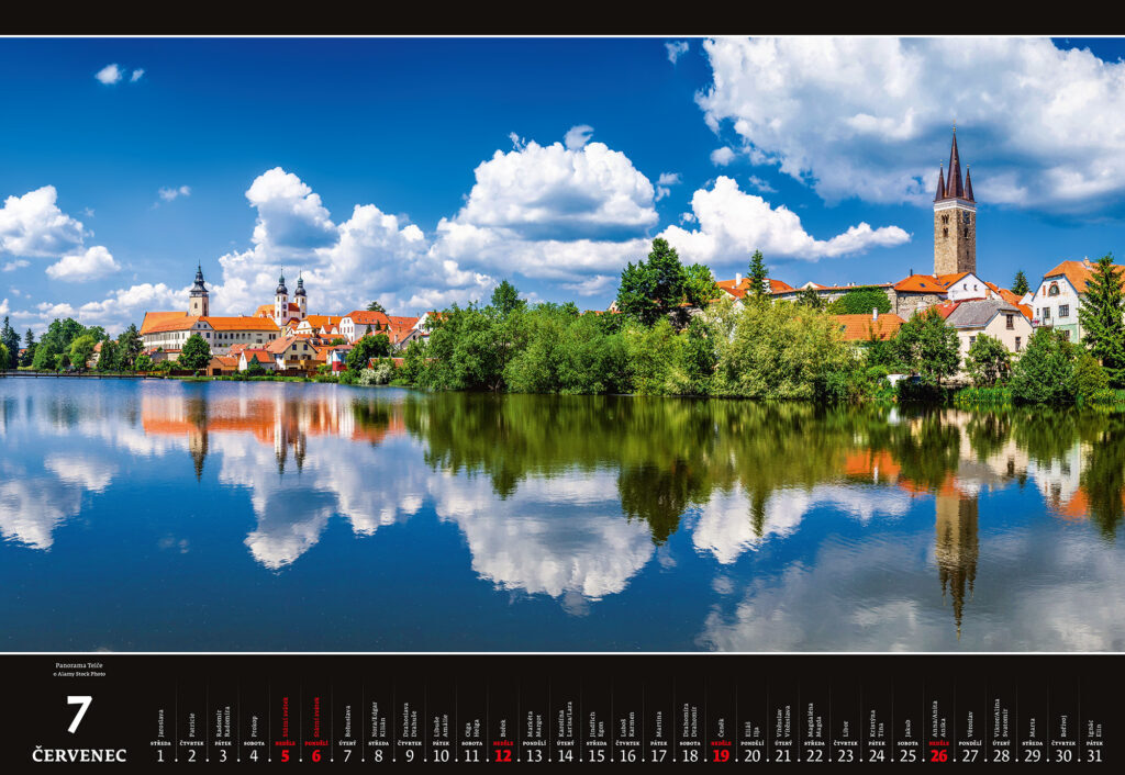 Panorama Česká republika 2026 - nástěnný kalendář