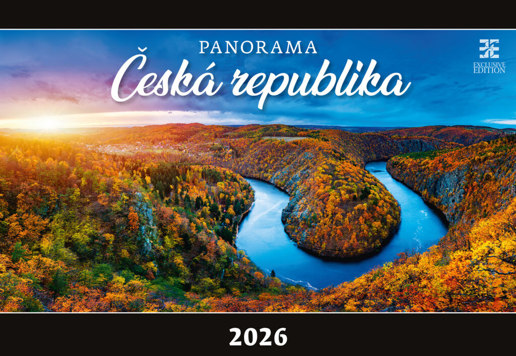 Panorama Česká republika 2026 - nástěnný kalendář