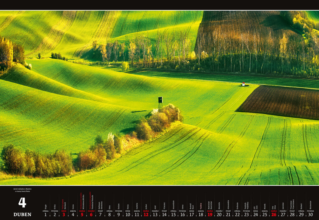Panorama Česká republika 2026 - nástěnný kalendář