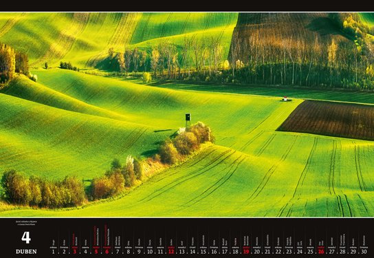 Panorama Česká republika 2026 - nástěnný kalendář