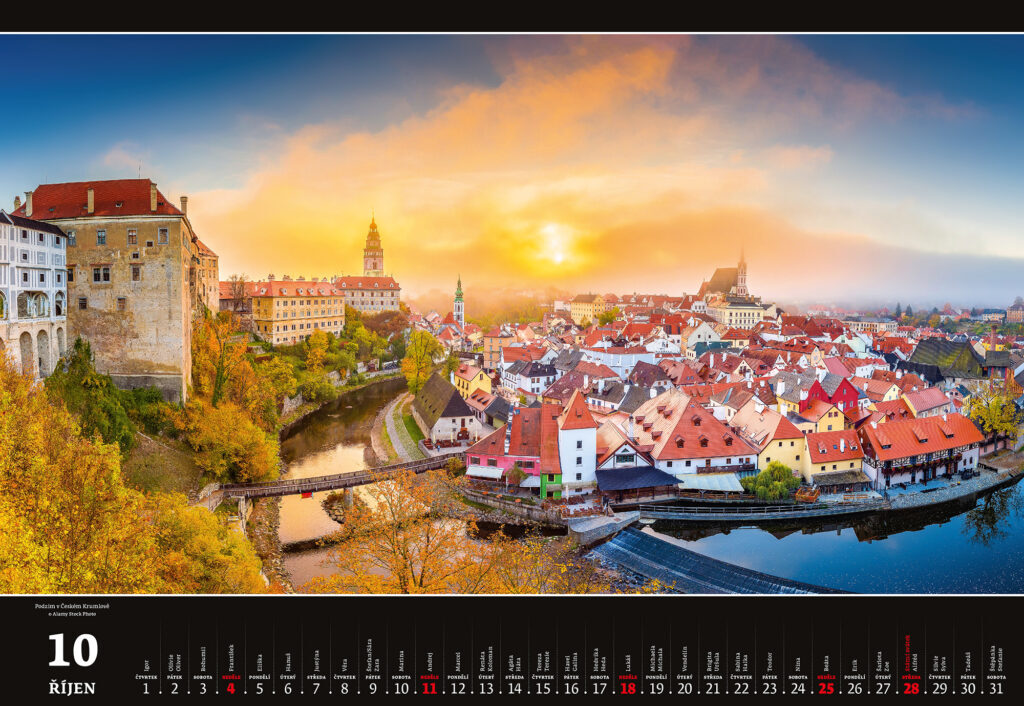 Panorama Česká republika 2026 - nástěnný kalendář