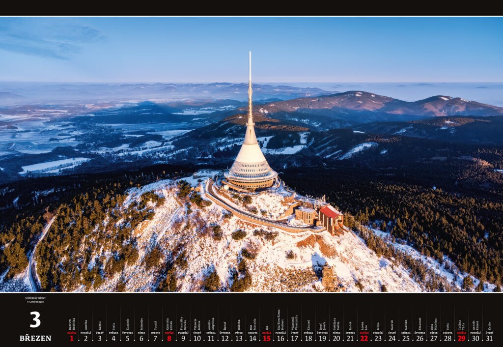 Panorama Česká republika 2026 - nástěnný kalendář
