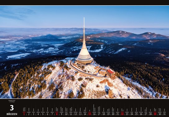 Panorama Česká republika 2026 - nástěnný kalendář