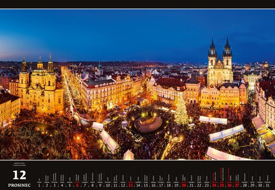 Panorama Česká republika 2026 - nástěnný kalendář
