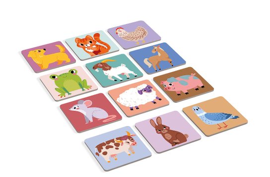 Grooosses Memo-Spiel Tiere auf dem Hof